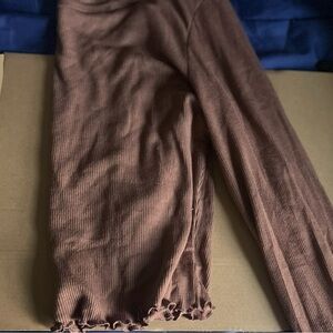 Brown long sleeve shirt